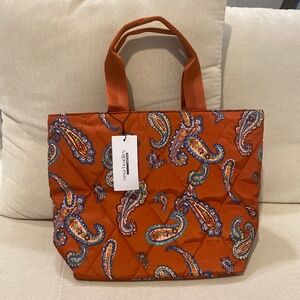 NWT Vera Bradley Manor Paisley essential lunch tote